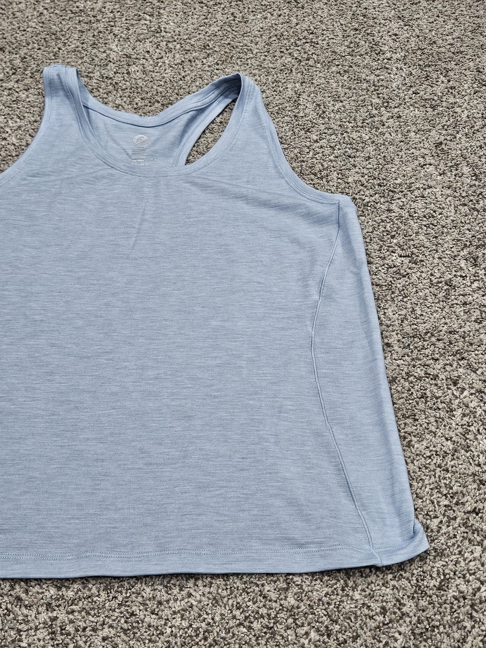 Fabletics Light Blue Racerback Tank - Picture 3 of 7